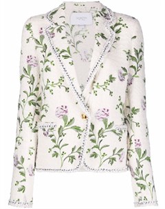 Пиджак с цветочным принтом Giambattista valli