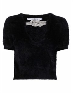 Укороченный топ с цепочным декором Alexander wang