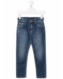 Прямые джинсы с эффектом потертости Lanvin enfant