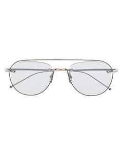 Солнцезащитные очки авиаторы с полосками RWB Thom browne eyewear