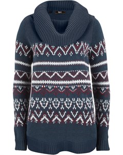 Пуловер с норвежским узором Bonprix
