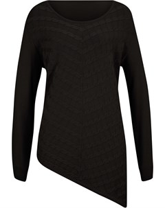 Пуловер асимметричный Bonprix