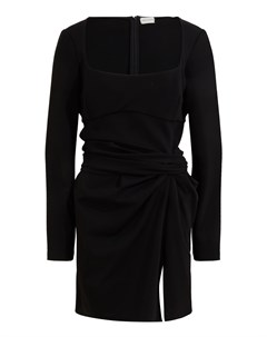 Черное платье мини с длинными рукавами Magda butrym