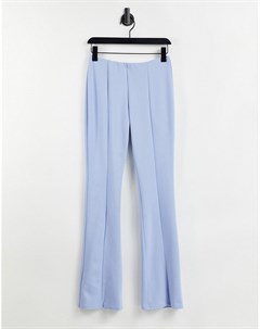 Расклешенные трикотажные брюки нежно голубого цвета от комплекта Hourglass Asos design
