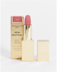 Матовая шелковистая губная помада Revolution Pro New Neutrals Satin Matte Lipstick Tease Revolution pro