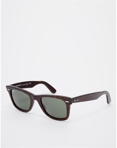 Классические солнцезащитные очки вайфареры коричневого цвета Original Ray-ban®