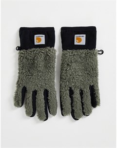 Зеленые флисовые перчатки Jackson Carhartt wip
