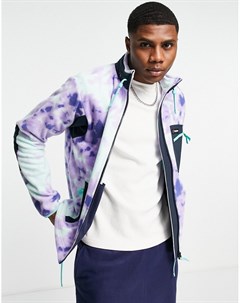 Флисовая куртка с принтом тай дай фиолетового цвета Ascent 91 Berghaus