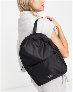 Черный нейлоновый рюкзак с потайной застежкой молнией Elle sport