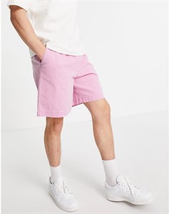 Свободные шорты чиносы ярко розового выбеленного цвета Asos design
