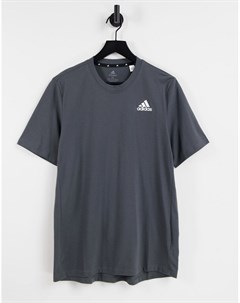 Серая футболка с логотипом adidas Training Adidas performance