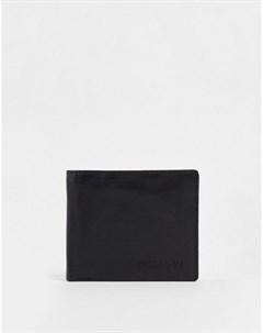 Черный кожаный классический бумажник с отделением для монет Adrian Valentino bags