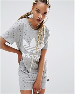 Платье футболка с принтом X Pharrell Williams Adidas originals