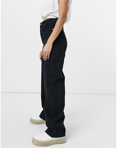 Черные джинсы свободного кроя с широкими штанинами и высокой талией Levi's®