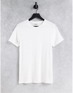 Белая облегающая футболка с короткими рукавами Burton Burton menswear