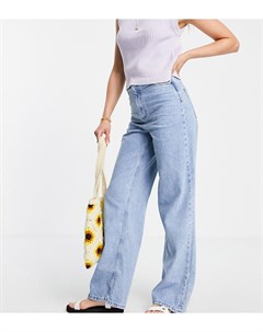 Светлые выбеленные свободные джинсы с завышенной талией в винтажном стиле ASOS DESIGN Tall Asos tall