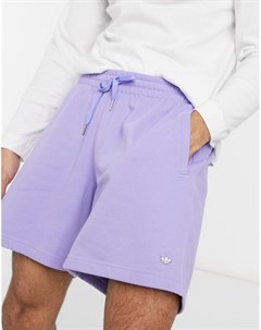 Светло фиолетовые премиум шорты Adidas originals