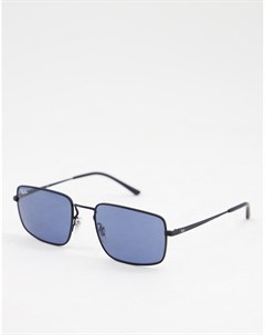 Солнцезащитные очки в черной прямоугольной оправе в стиле унисекс 0RB3669 Ray-ban®