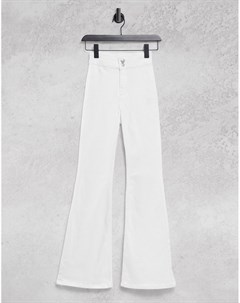 Белые расклешенные джинсы Joni Topshop