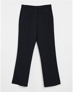 Черные классические брюки прямого кроя Asos design