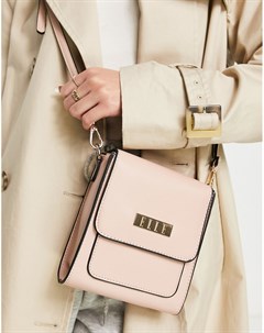 Розовая сумка через плечо Elle