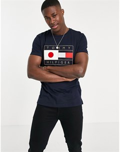 Футболка с изображением флага Японии Tommy hilfiger