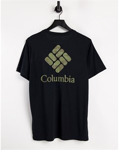 Черная футболка с логотипом Maxtrail Columbia