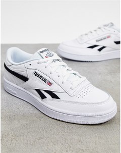 Белые кожаные кроссовки Club C Revenge MU Reebok