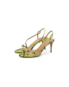 Кожаные босоножки Serpentine 75 Aquazzura