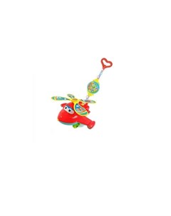 Каталка игрушка на палочке Самолет Рыжий кот