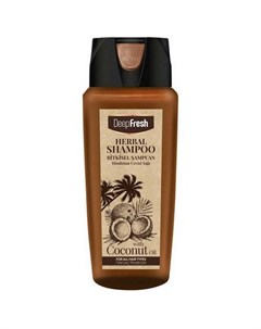 Травяной шампунь увлажняющий с кокосом для всех типов волос С кокосовым маслом 500 мл Deep fresh