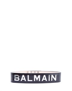 Ремень на талию из кожи с монограммой бренда Balmain