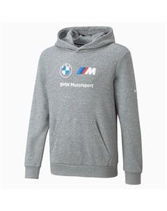 Детская толстовка BMW M Motorsport Essentials Logo Youth Hoodie Puma