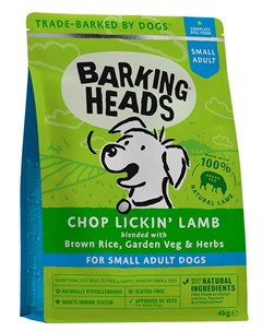 Сухой корм для собак для малых пород с ягненком и рисом Мечты о ягненке 4 кг Barking heads