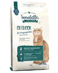 Сухой корм для кошек Outdoor 2 кг Sanabelle