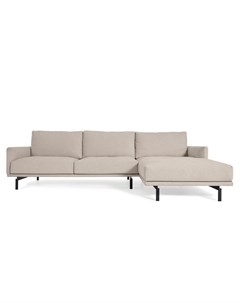 Угловой диван galene с правым шезлонгом бежевый 314x94x166 см La forma