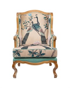 Кресло императорский павлин бежевый 64x106 см Object desire