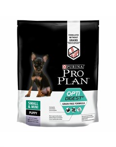 Puppy OptiDigest Grain Free Formula сухой корм для щенков мелких и миниатюрных пород с чувствительны Pro plan