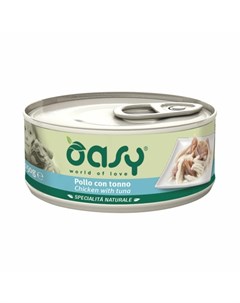 Wet Dog Specialita Naturali Chicken Tuna влажный корм для взрослых собак дополнительное питание с ку Oasy