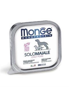 Dog Monoprotein Solo Консервы для собак паштет из свинины 150 г Monge
