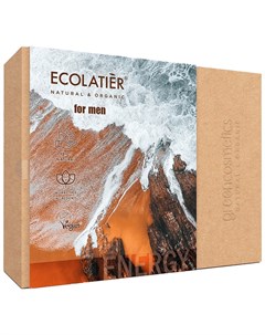Подарочный набор Energy для мужчин шампунь 150 мл гель для душа 150 мл Ecolatier