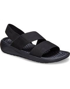 Сандалии женские Women s LiteRide Stretch Sandal Black Black Crocs