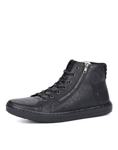 Черные ботинки на шнуровке Rieker