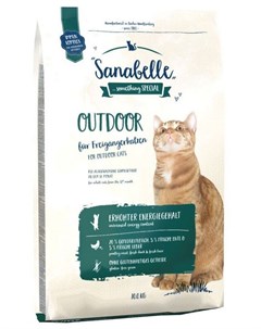 Сухой корм Outdoor для кошек 10 кг Sanabelle
