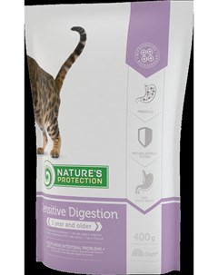 Сухой корм Sensitive Digestion для кошек с чувствительным пищеварением 400 г Nature's protection