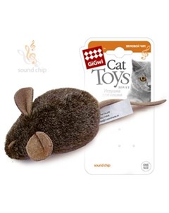 Игрушка Cat Toys Мышка с музыкальным механизмом для кошек 15 см Gigwi