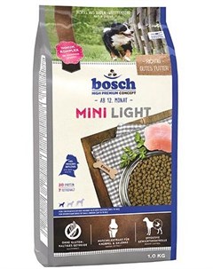 Сухой корм Mini Light низкокалорийный для собак мелких пород 1 кг Bosch