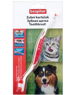 Зубная щетка двойная для собак 25 см Beaphar