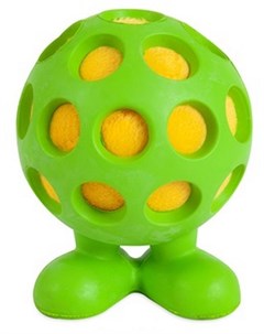 Игрушка Hol ee Cuz Medium Dog Toy Мяч на ножках сетчатый для собак 18 см В ассортименте Jw pet