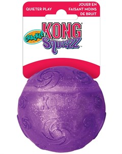 Игрушка Squezz Crackle хрустящий мячик для собак 7 см Kong